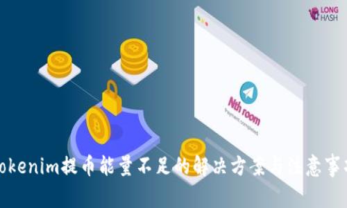 Tokenim提币能量不足的解决方案与注意事项
